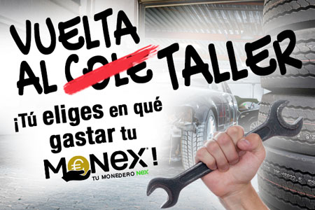 La vuelta al taller con Nex tiene premio