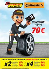 Confortauto y Continental te regalan cheques de hasta 70€ en Amazon