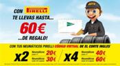 Confortauto y Pirelli te regalan compras de hasta 60 euros en El Corte lnglés