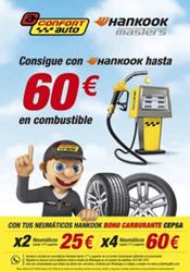 Confortauto y Hankook te regalan hasta 60€ en combustible