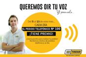 Tiresur celebra su pedido telefónico 150.000 del año lanzando la campaña 'Queremos oír tu voz'