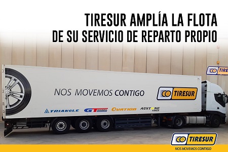 Tiresur amplía la flota de su servicio de reparto propio