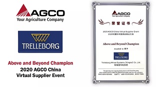 Trelleborg, proveedor 'Above and Beyond Champion'