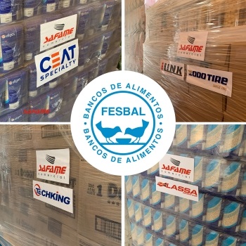 12 toneladas de alimento donadas por Safame Comercial