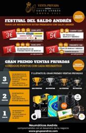 Del 25 al 29 de enero, en Grupo Andrés todos los neumáticos tienen premio