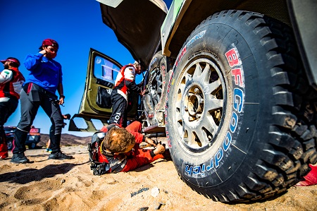 Los tres primeros han utilizado neumáticos BFGoodrich