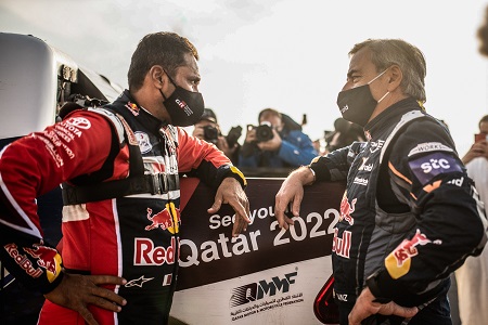 Nasser Al-Attiyah y Carlos Sainz