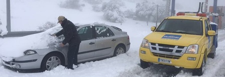 El RACE atiende más de 1.500 coches atascados 