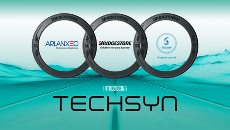 Bridgestone, ARLANXEO y Solvay presentan TECHSYN