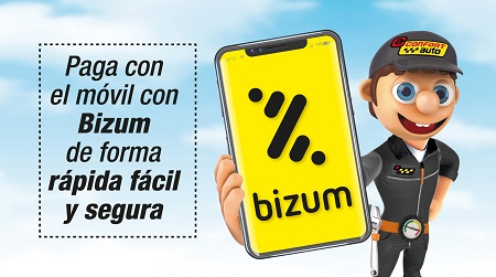 Confortauto incorpora Bizum como forma de pago