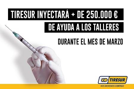 Tiresur inyectará más de 250.000€ de dinero directo a los talleres
