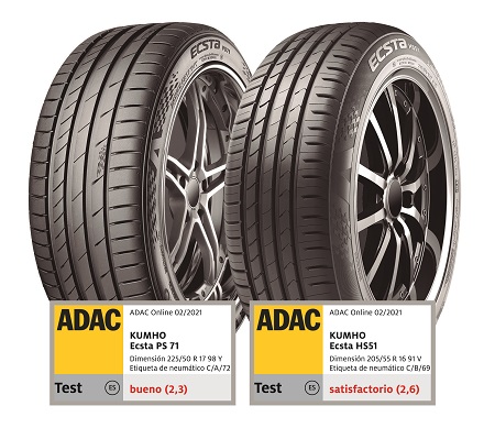 Kumho Ecsta PS71 y Kumho Ecsta HS51