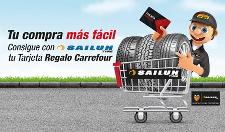 Confortauto y Sailun te regalan compras de hasta 60 euros en Carrefour