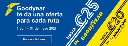 Promoción Goodyear y Dunlop