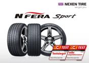 Nexen Tire ocupa el primer lugar en la prueba de neumáticos de verano ACE Lenkrad 2021 con el N'FERA Sport 