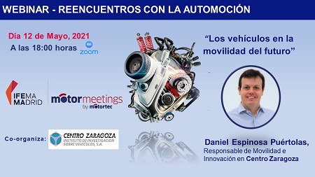 Cartel del webinar de Centro Zaragoza 