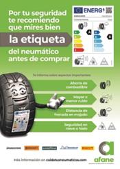 AFANE y CETRAA lanzan una campaña informativa sobre la nueva etiqueta del neumático