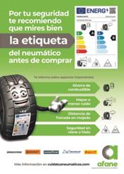CONEPA empieza su campaña informativa sobre la nueva etiqueta de los neumáticos