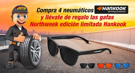 Confortauto y Hankook te regalan unas gafas de sol Northweek 