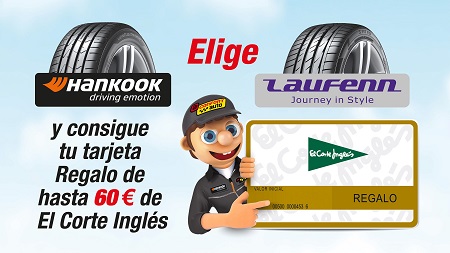 Confortauto regala compras de hasta 60 euros en El Corte Ingles