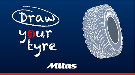 Mitas lanza el desafío Draw Your Tyre