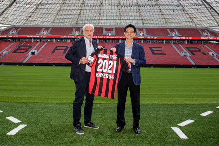 Kumho Tyre amplía su patrocinio con el Bayer 04 Leverkusen