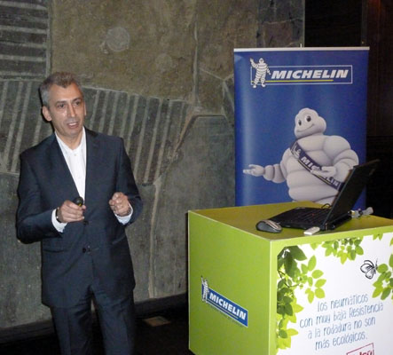 Antoine Sanches, Responsable Técnico Productos y Servicios Michelin 