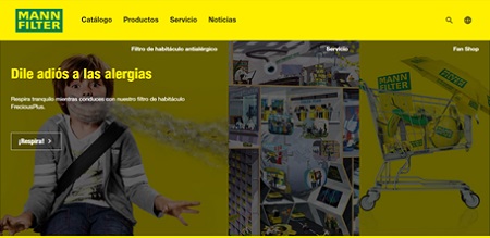 Nueva web para España