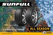 Tiresur amplía su gama de neumáticos con los nuevos modelos all season de SUNFULL