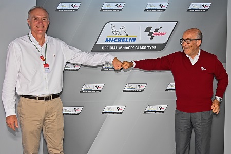 Michelin y Dorna amplían su acuerdo de colaboración en MotoGP