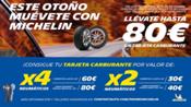 Confortauto y Michelin regalan hasta 80€ en carburante hasta final de año