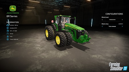 FS22 Modo configuración