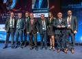 Representantes de Grupo Soledad en los Premios Hevea de la Industria del Neumático