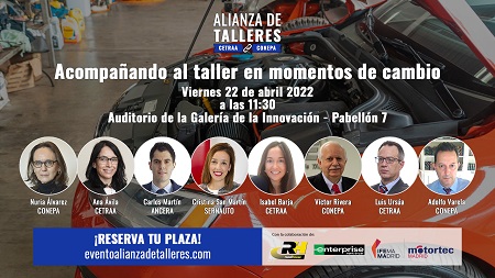 Cartel del evento de CONEPA y CETRAA