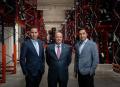 Eustaquio Andrés fundador de Grupo Andrés y sus hijos Iván Andrés y Javier Andrés