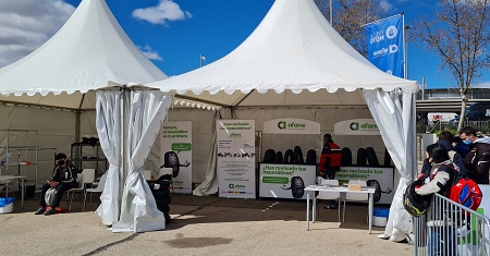 Carpa de Afane en 'Vive la Moto'