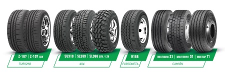 Gama de neumáticos Goodride