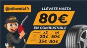 Confortauto y Continental regalan hasta 80 euros en carburante 