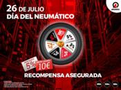 Rueda de Promociones para los talleres en el Día del Neumático de Grupo Andrés