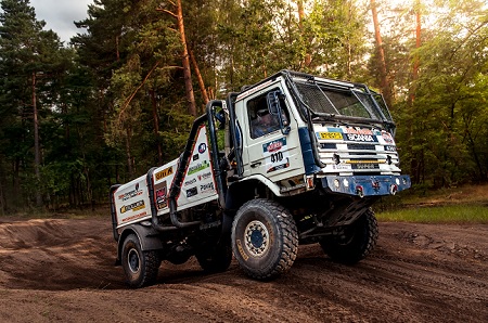 Scania 4x4 630 de Holten del Truck Team patrocinado por Giti