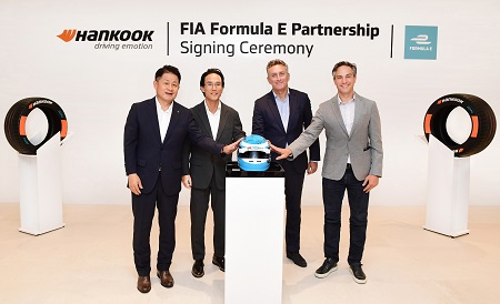 Hankook y la Fórmula E celebran el anuncio de su asociación