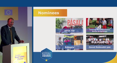 Ceremonia de los Premios Europeos a la Excelencia en Seguridad Vial