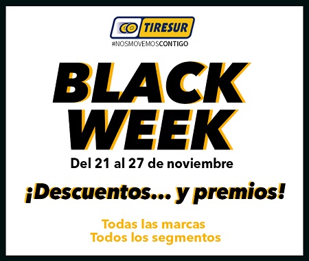 Tiresur presenta su 'Black Week' 