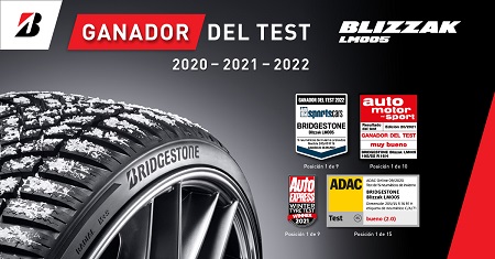 Grandes resultados para el Bridgestone Blizzak LM005
