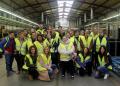 La asociación Down Alicante visita la fábrica de neumáticos de Insa Turbo