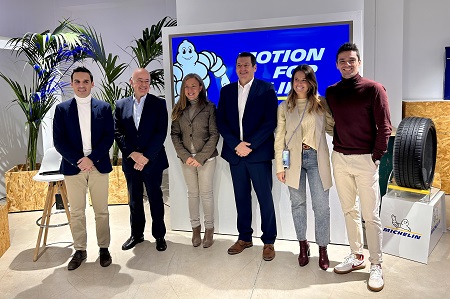 Dirección comercial y equipo de comunicación de Michelin España y Portugal