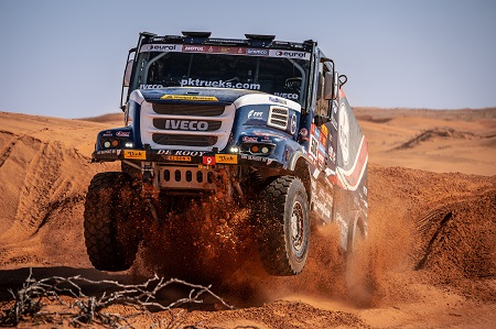 Team de Rooy, ganador del Dakar con neumáticos Goodyear