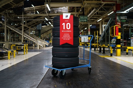 Supera la producción de 10 millones de neumáticos 