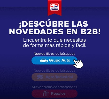 Neumáticos Soledad actualiza su plataforma B2B