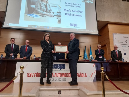 María Paz Robina Rosat 'Personaje Ilustre de la Automoción Española'